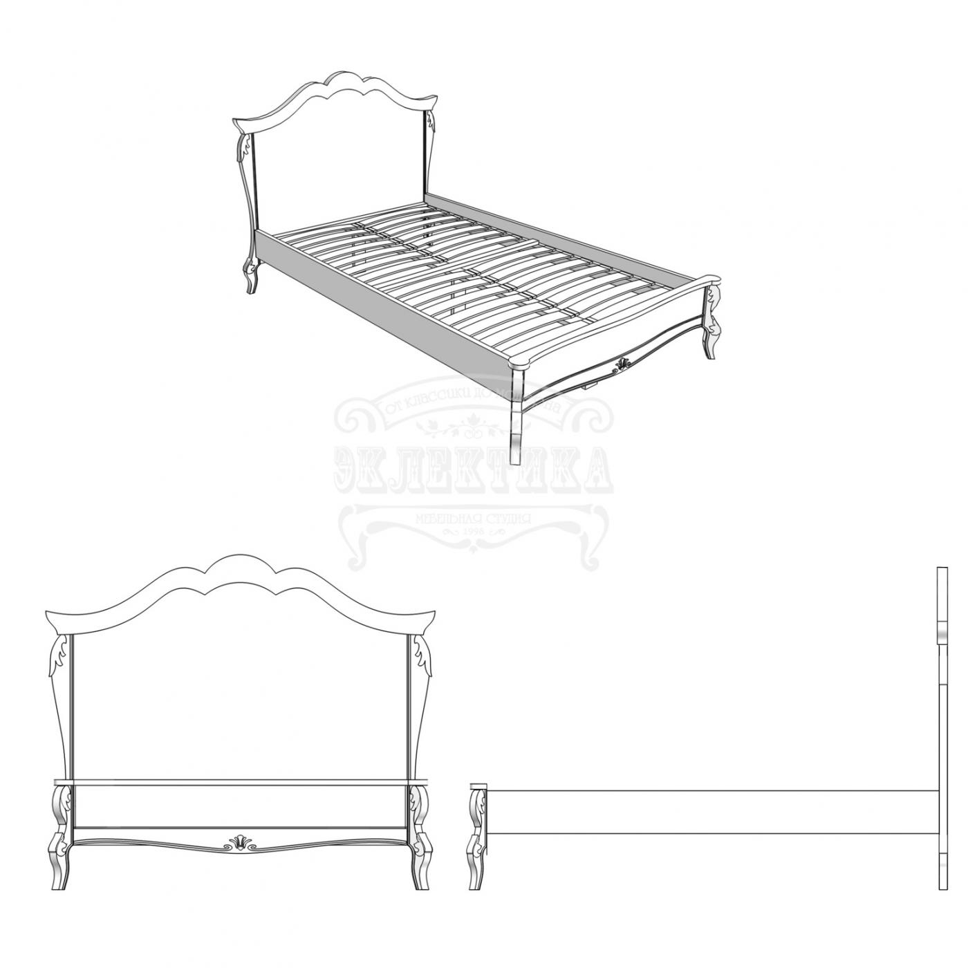 Ліжко Валенсія-Колор 90х200см2