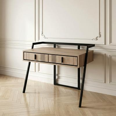 Стіл письмовий Геометрія (2 шухляди) Письмові столи із дерева Одеса, дерев'яні письмові столи під замовлення