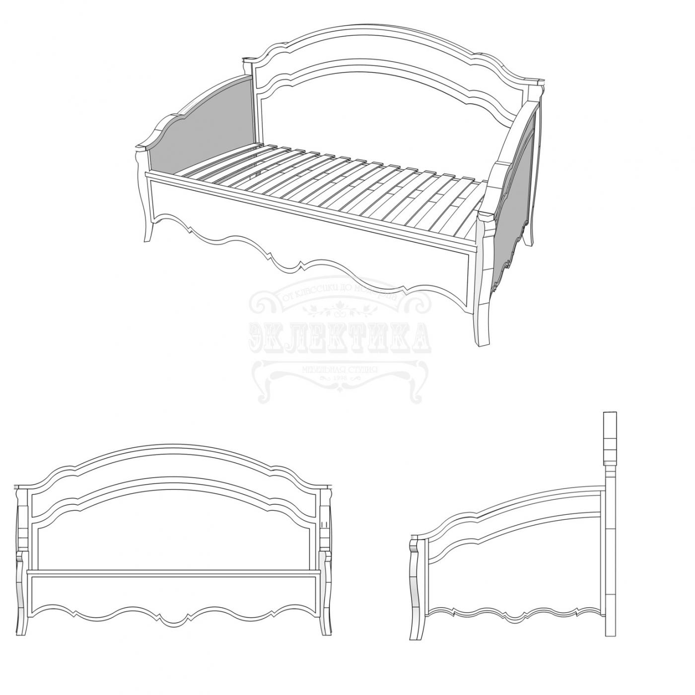 Диван-ліжко Корсика  120х200см2