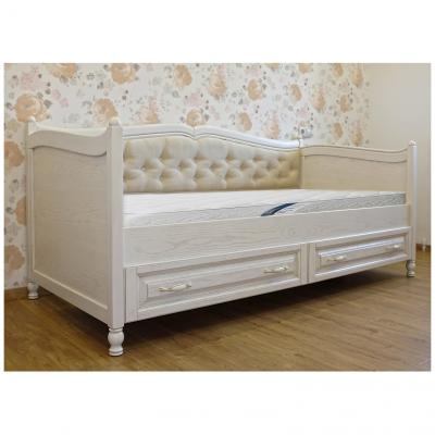 Ліжко-диван Прованс Ліжка з дерева Одеса, дерев'яні ліжка на замовлення